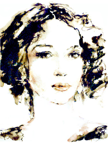 Painting titled ""Monica Bellucci"" by Hein Kocken, Original Artwork, Other