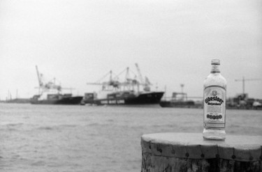 Fotografie mit dem Titel "Port of Hamburg, 19…" von Heinz Baade, Original-Kunstwerk