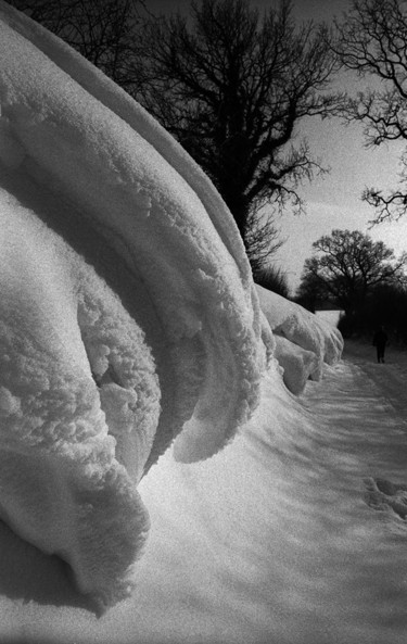 Fotografie mit dem Titel "Snow" von Heinz Baade, Original-Kunstwerk