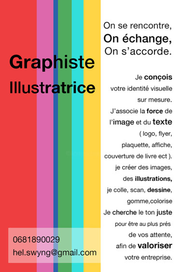 Arts numériques intitulée "Graphisme" par Hel Swynghedauw, Œuvre d'art originale, Photo montage