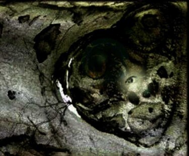 Digitale Kunst mit dem Titel "Birken - Herz" von Helen Grosswart, Original-Kunstwerk