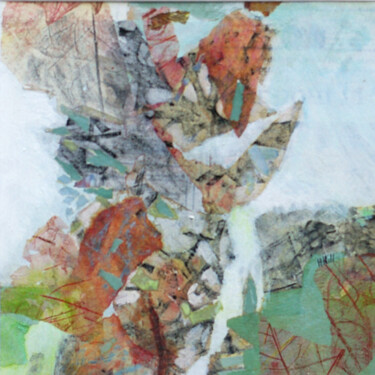 Collages titled "Feuilles II" by Helen Hill, Original Artwork, Collages