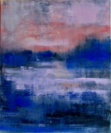 Peinture intitulée "Late Evening on the…" par Helena Butler, Œuvre d'art originale, Acrylique