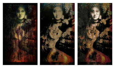 Photographie intitulée "Cleopatra’s death" par Helena Pellicer Ortiz, Œuvre d'art originale, Photographie numérique