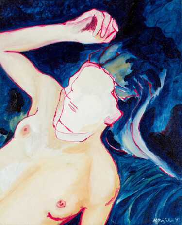 Malerei mit dem Titel "Nr 1" von Helena Rajska, Original-Kunstwerk, Öl