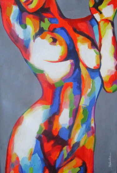 Pintura intitulada ""Body"" por Helena Wierzbicki, Obras de arte originais, Acrílico