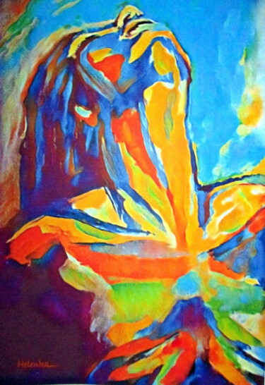 Painting titled ""Soulful"" by Helena Wierzbicki, Original Artwork, Acrylic
