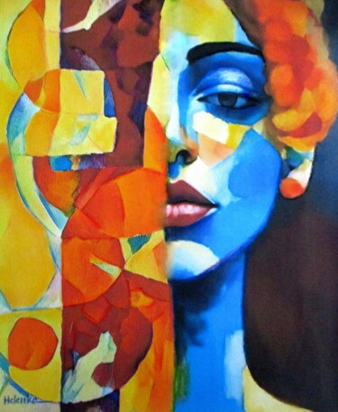 Malerei mit dem Titel ""Tranquility's Echo"" von Helena Wierzbicki, Original-Kunstwerk, Acryl