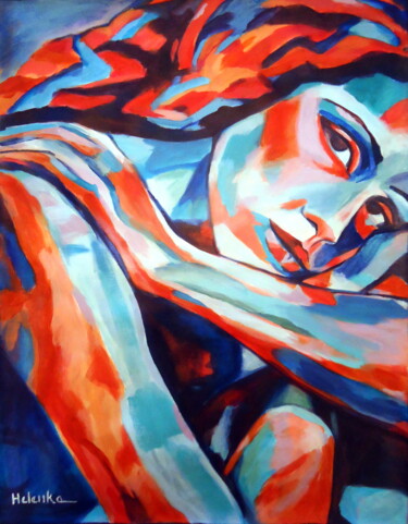 Картина под названием ""Embellished Mind"" - Helena Wierzbicki, Подлинное произведение искусства, Акрил