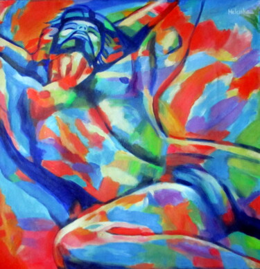 Картина под названием ""Male Muse"" - Helena Wierzbicki, Подлинное произведение искусства, Акрил
