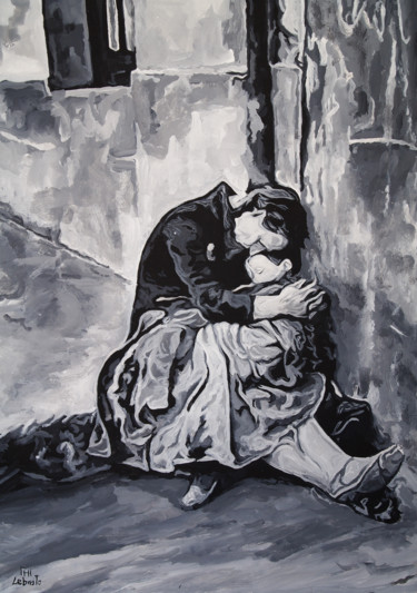 Painting titled "madre.png" by Helena Lebrato, Original Artwork, Gouache