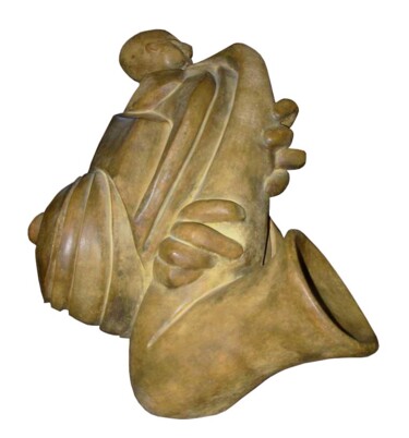 Sculpture intitulée "Andantino" par Helene Auguy, Œuvre d'art originale, Bronze