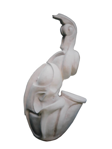Sculpture intitulée "DUO" par Helene Auguy, Œuvre d'art originale, Bronze