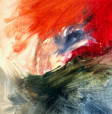 Картина под названием "Palette de couleurs" - Hélène Avot, Подлинное произведение искусства, Масло