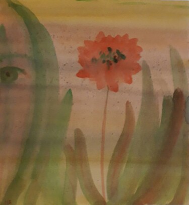 Peinture intitulée "Ava-tara 2" par Helene Beugras, Œuvre d'art originale, Aquarelle