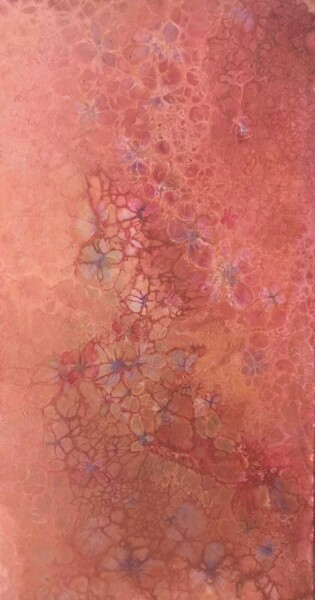 Pittura intitolato "violettes" da Hélène Carmona, Opera d'arte originale, Acrilico