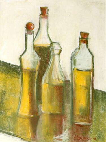 Dibujo titulada "transparencies" por Hélène Carmona, Obra de arte original, Pastel