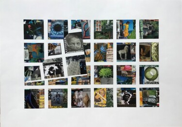 Collages titulada "Revers" por Hélène Ducos, Obra de arte original, Collages