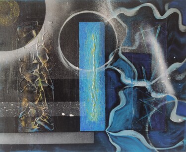 Peinture intitulée "Fusion (Pas à vendr…" par Helene Effray, Œuvre d'art originale, Acrylique Monté sur Châssis en bois