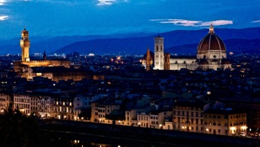Photographie intitulée "Florence at Night,…" par Hélène Gondelle, Œuvre d'art originale