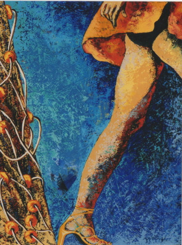 Peinture intitulée "Erato-presto" par Hélène Py, Œuvre d'art originale, Acrylique
