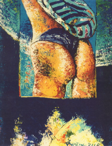 Peinture intitulée "Grand-frais" par Hélène Py, Œuvre d'art originale, Acrylique
