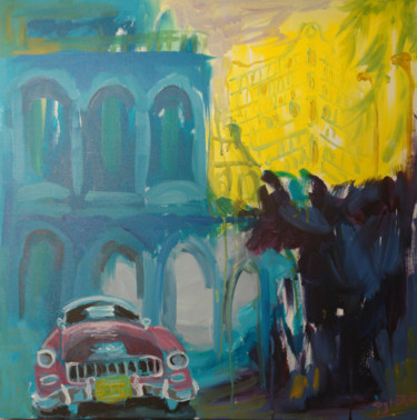 Peinture intitulée "La Havane II" par Hélène Py, Œuvre d'art originale, Acrylique