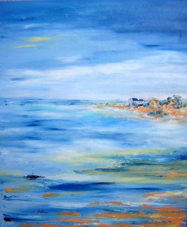 Painting titled "Bretagne" by Helene Rousselot, Original Artwork