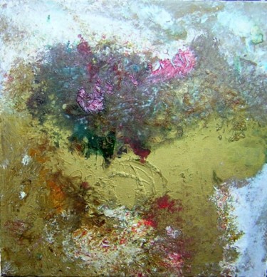 Painting titled "trésors caché" by Helene Rousselot, Original Artwork