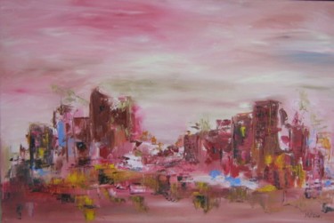 Painting titled "Los Angeles" by Helene Rousselot, Original Artwork