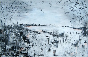 Peinture intitulée "Winter" par Helene Rousselot, Œuvre d'art originale