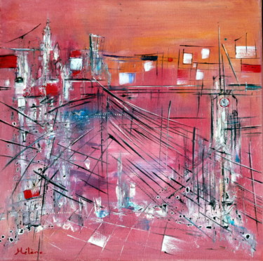 Painting titled "architecture.jpg" by Helene Rousselot, Original Artwork