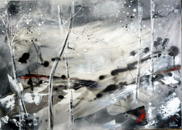 Peinture intitulée "neva" par Helene Rousselot, Œuvre d'art originale, Acrylique