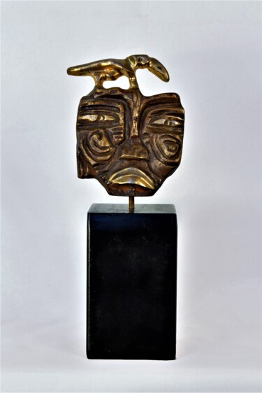 Sculpture titled "le conlombien" by Helene Stanton, Original Artwork, Bronze