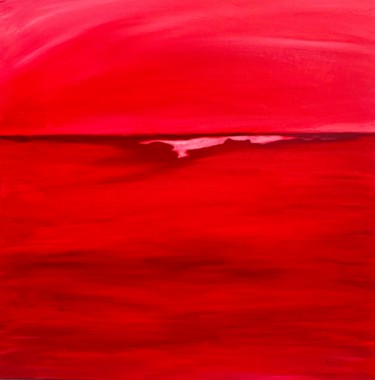 Pintura intitulada "The  Red Sea" por Helen Ungar, Obras de arte originais, Óleo