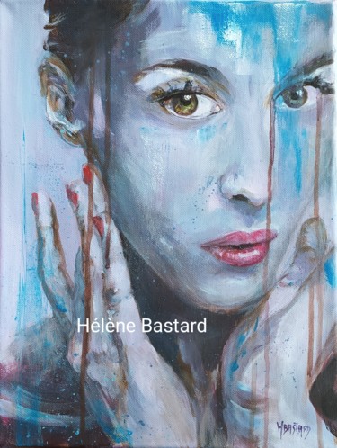 Femme actuelle Peinture intitulée "Femme actuelle" par Bastard Helene, Œuvre d'art originale, Acrylique