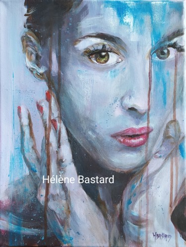 Peinture intitulée "Femme actuelle" par Bastard Helene, Œuvre d'art originale, Acrylique