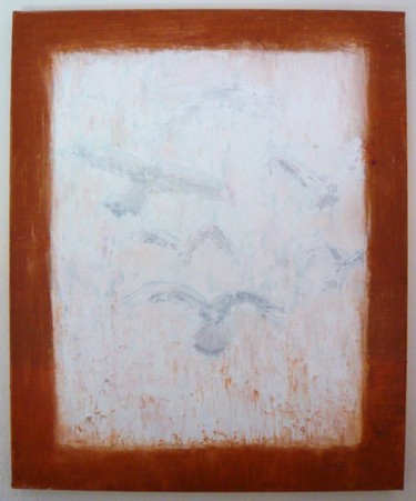 Peinture intitulée "GOELANDS" par Helene Juaneda, Œuvre d'art originale