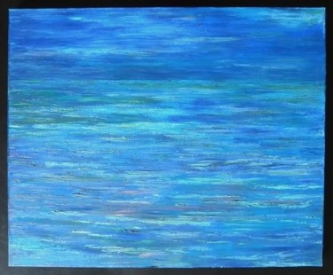Peinture intitulée "DARK SEA" par Helene Juaneda, Œuvre d'art originale, Huile