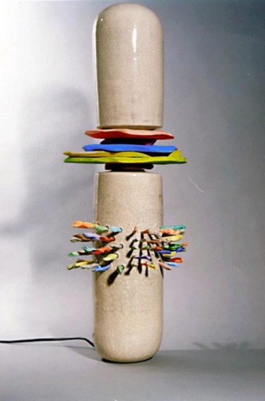 "univers clou" başlıklı Heykel Hélène Picardi tarafından, Orijinal sanat, Seramik