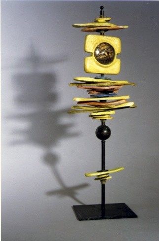 Sculpture titled "trait de passion" by Hélène Picardi, Original Artwork, Ceramics