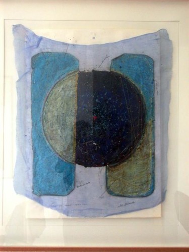 Peinture intitulée "luna" par Hélène Picardi, Œuvre d'art originale, Huile