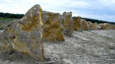 Sculptuur getiteld "'' le Cirque'' chan…" door Hélène Picardi, Origineel Kunstwerk, Olie