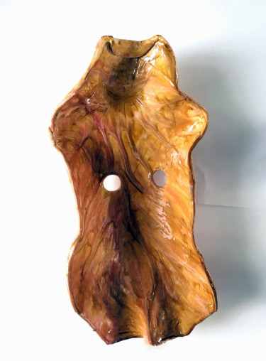 Sculpture intitulée "corps a l'envers, s…" par Hélène Picardi, Œuvre d'art originale, Céramique