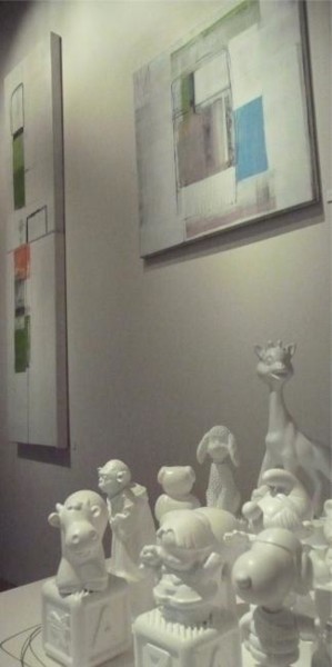 Installation titled "expo galerie" by Hélène Richard, Original Artwork