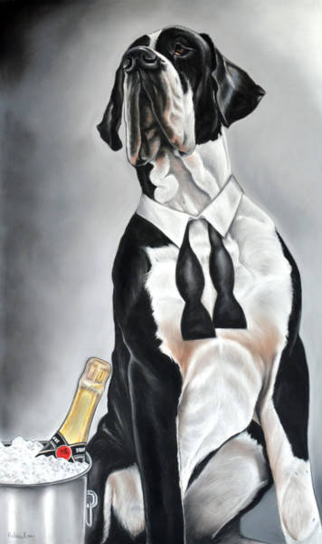 Élégance 2 70x42 cm ©2018 par HELENE ROUX