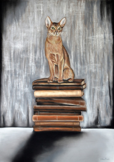 Lecture || 70x50 cm © par HELENE ROUX