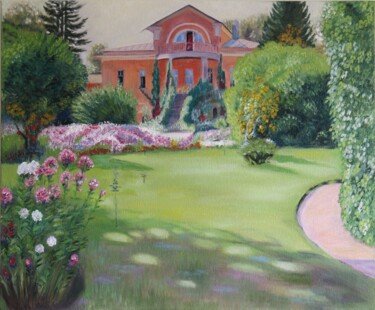 Картина под названием "Manor" - Helen Hill, Подлинное произведение искусства, Масло