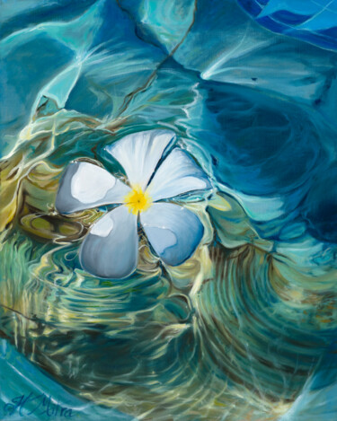 Картина под названием "Summer" - Helen Mitra, Подлинное произведение искусства, Масло