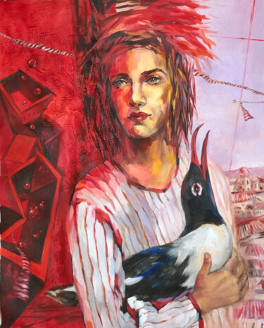 Картина под названием ""Morning February 2…" - Helga Balaban, Подлинное произведение искусства, Масло